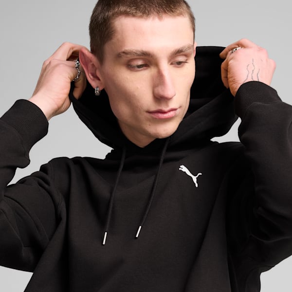 WARDROBE Essentials Hoodie Men, PUMA Black, large-ZAF