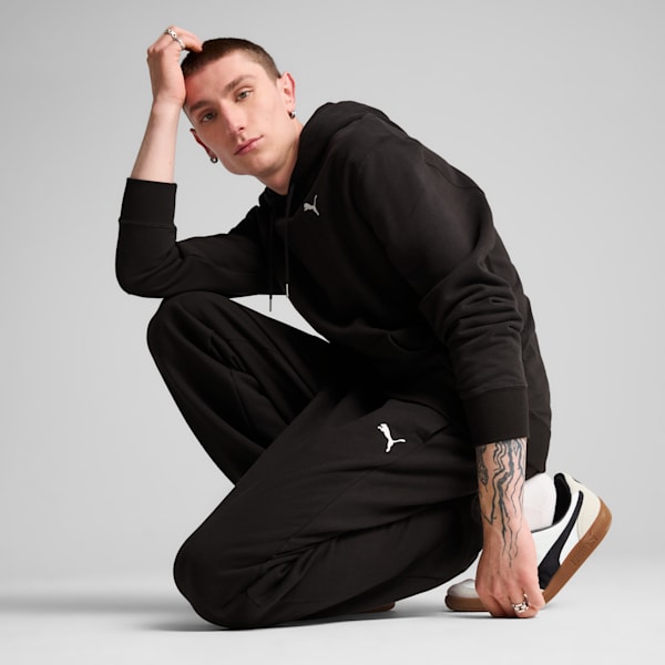 WARDROBE Essentials Hoodie Men, PUMA Black, large-ZAF