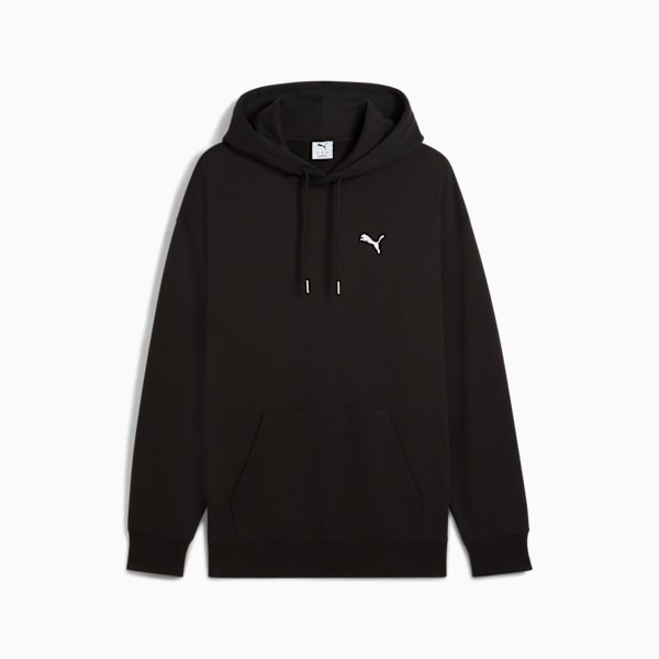 Buzo holgado con capucha WARDROBE Essentials para hombre, PUMA Black, large-ARG