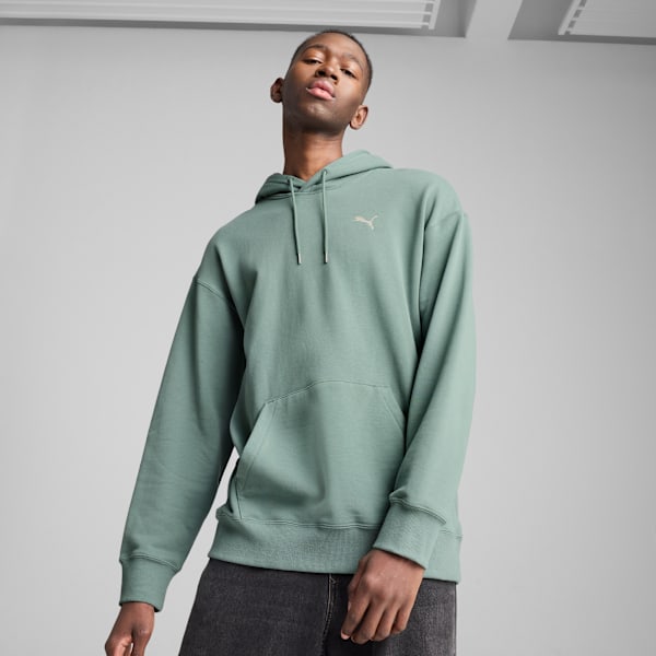 WARDROBE ESS Relaxed Hoodie Men, Green Moon, large-ZAF