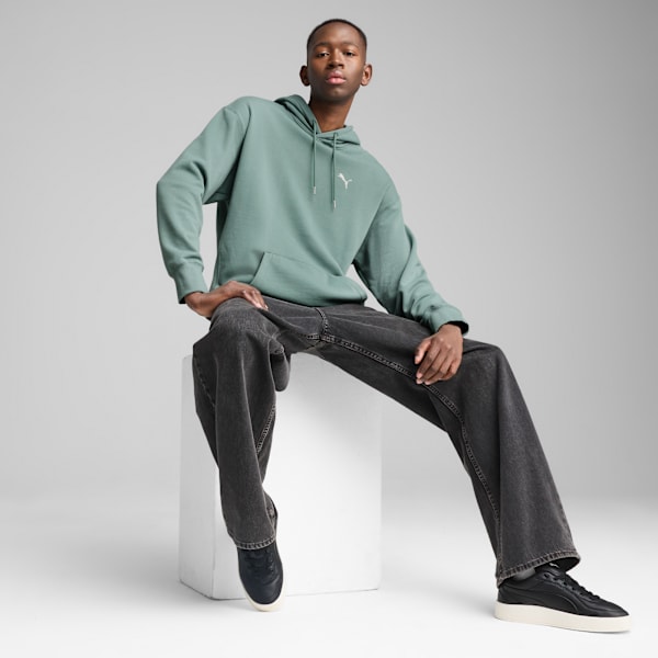 WARDROBE ESS Relaxed Hoodie Men, Green Moon, large-ZAF