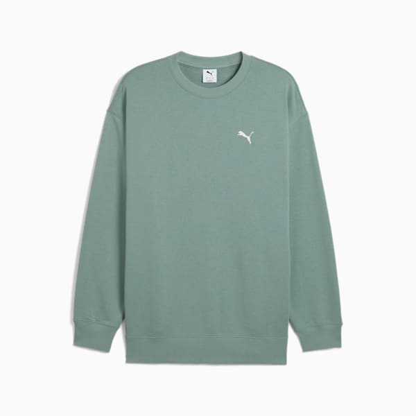 WARDROBE ESS Relaxed Crew Men, Green Moon, large-ZAF