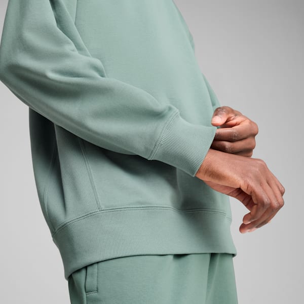 WARDROBE ESS Relaxed Crew Men, Green Moon, large-ZAF
