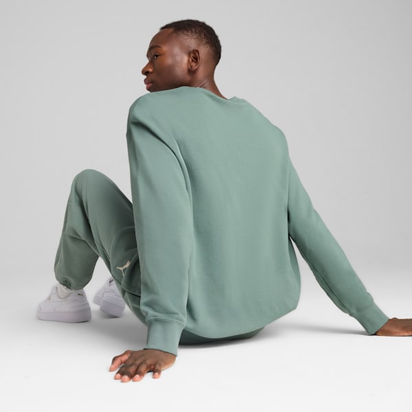 WARDROBE ESS Relaxed Crew Men, Green Moon, large-ZAF