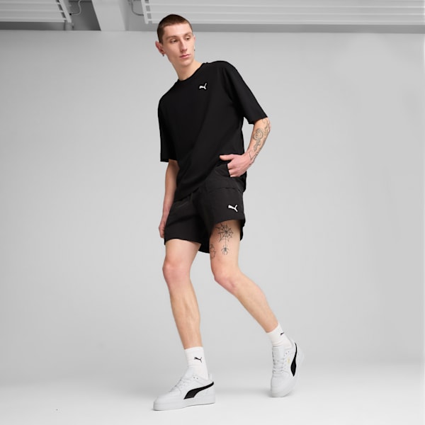 Shorts cargo WARDROBE Essentials para hombre, PUMA Black, large-MEX