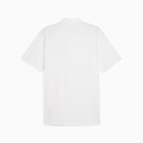 Remera polo WARDROBE Essentials Piqué para hombre, PUMA White, large-ARG