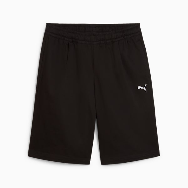 Wardrobe Essentials Woven Long Line Relaxed 11" Shorts Men, PUMA Black, large-ZAF