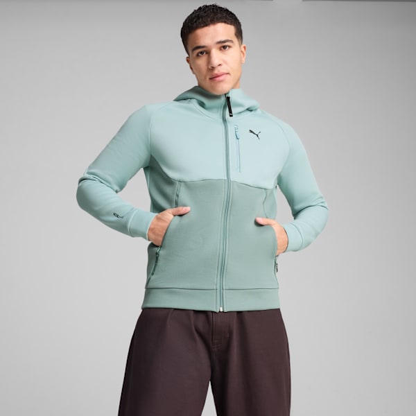 Campera con capucha PUMATECH para hombre, Modern Mint, large-ARG