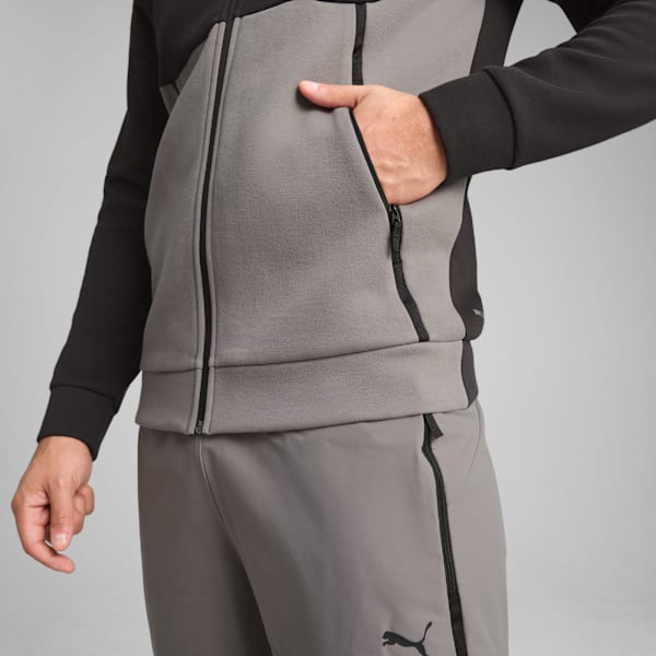 PUMATECH Full-Zip Hoodie Men, Cast Iron, large-ZAF