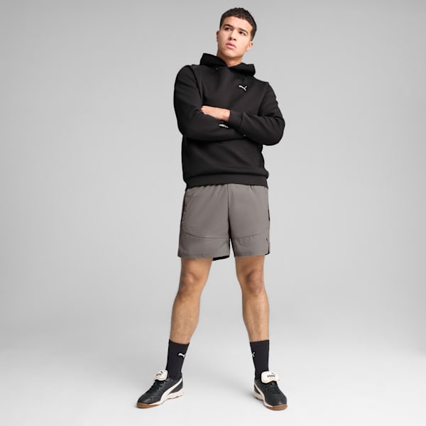 Buzo holgado y estampado con capucha PUMATECH para hombre, PUMA Black, large-ARG