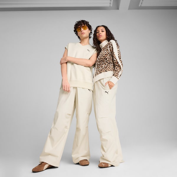 FUTURE.PUMA.ARCHIVE Oversized Pants Unisex, Alpine Snow, large-ZAF