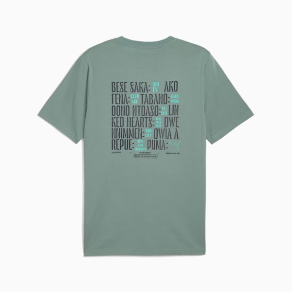 Road To Unity Values Graphic Tee Men, Green Moon, large-MEX