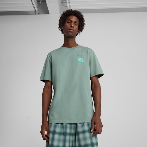 Road To Unity Values Graphic Tee Men, Green Moon, large-MEX