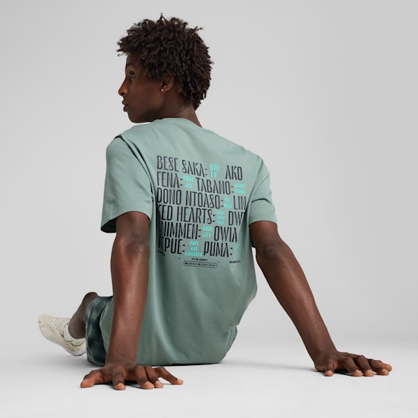 Road To Unity Values Graphic Tee Men, Green Moon, large-MEX