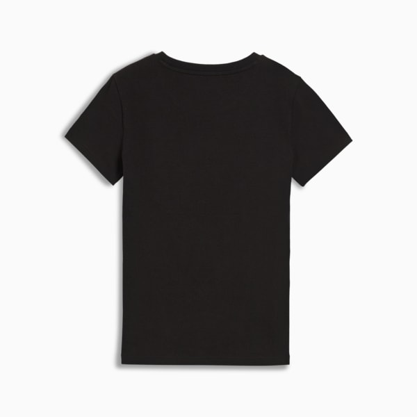 Essentials Slim Tee Women, PUMA Black, large-ZAF