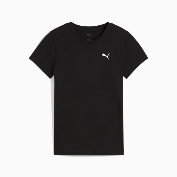 Playera semi-ajustada Essentials para mujer, PUMA Black, large-MEX