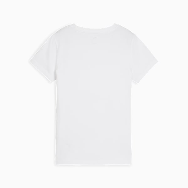 Playera semi-ajustada Essentials para mujer, PUMA White, large-MEX