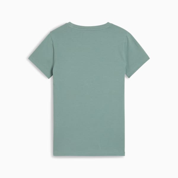 Essentials Slim Tee Women, Green Moon, large-ZAF