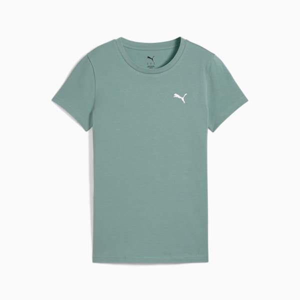 Essentials Slim Tee Women, Green Moon, large-ZAF