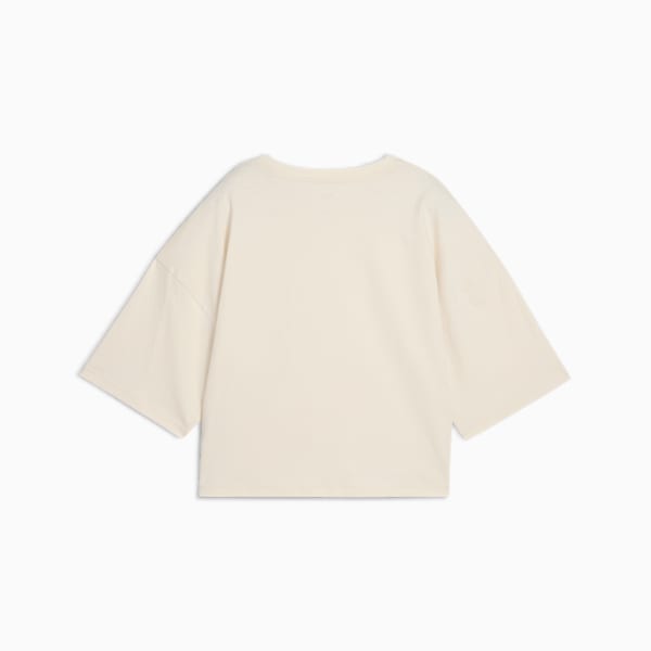 WARDROBE Essentials Oversized Short Tee Women, Alpine Snow, large-ZAF