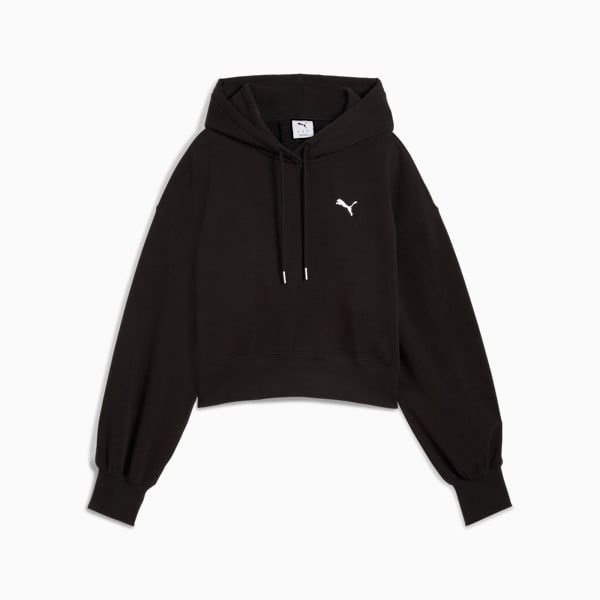 Sudadera WARDROBE Essentials para mujer, PUMA Black, large-MEX