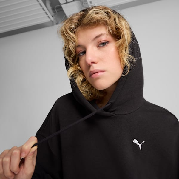 Sudadera WARDROBE Essentials para mujer, PUMA Black, large-MEX