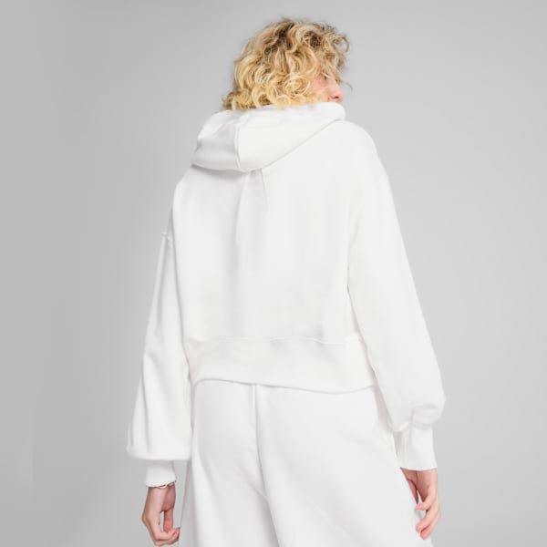 Sudadera WARDROBE Essentials para mujer, PUMA White, large-MEX