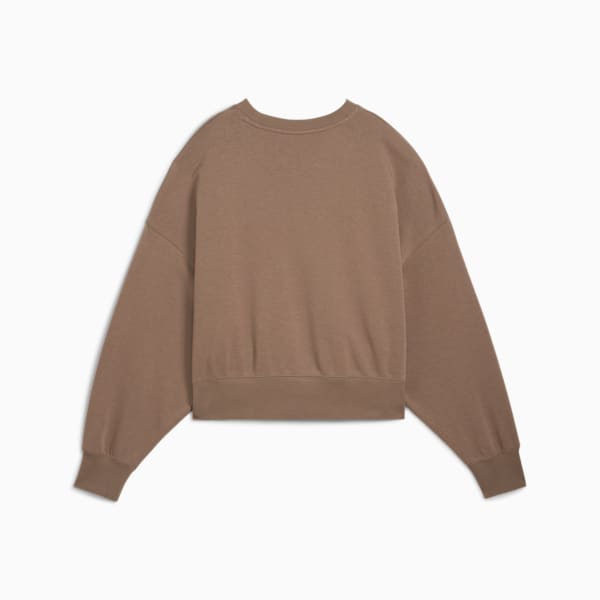 WARDROBE Essentials Oversized Crew Women, Totally Taupe, large-ZAF
