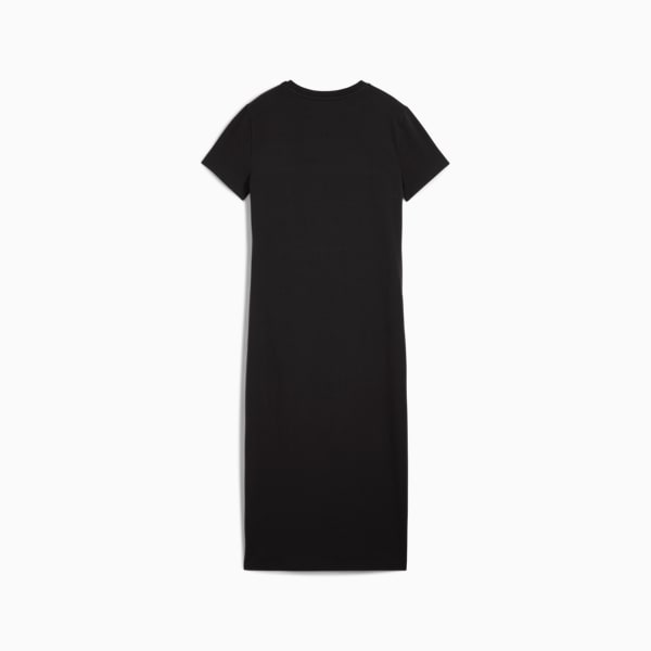 WARDROBE Essentials Midi Cut-Out Dress Women, PUMA Black, large-ZAF