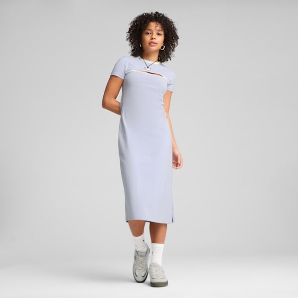 WARDROBE Essentials Midi Cut-Out Dress Women, Cool Weather, large-MEX