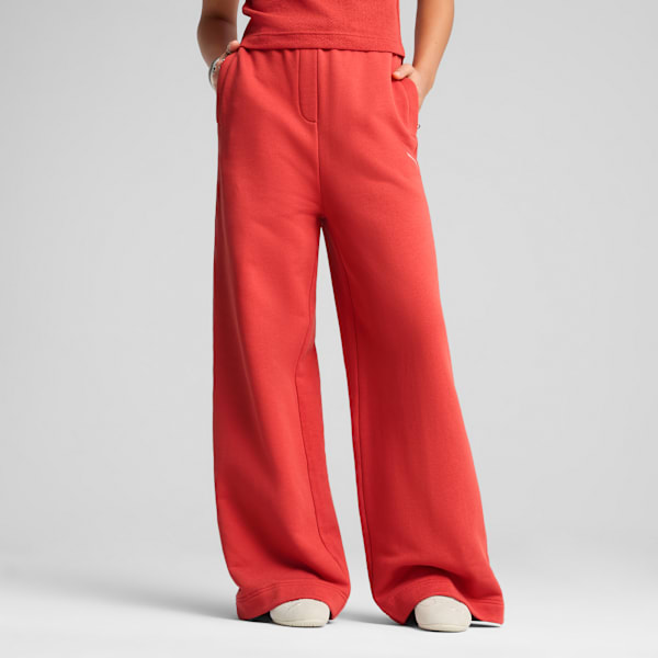 PREMIUM ESS Relaxed Sweatpants Women, Red Fire, large-ZAF