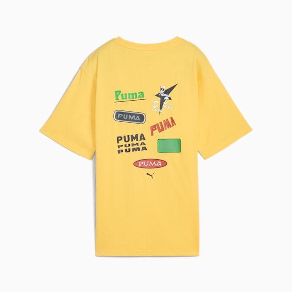 Wardrobe Essentials Relaxed Graphic Tee Women, Sunny Yellow, large-ZAF