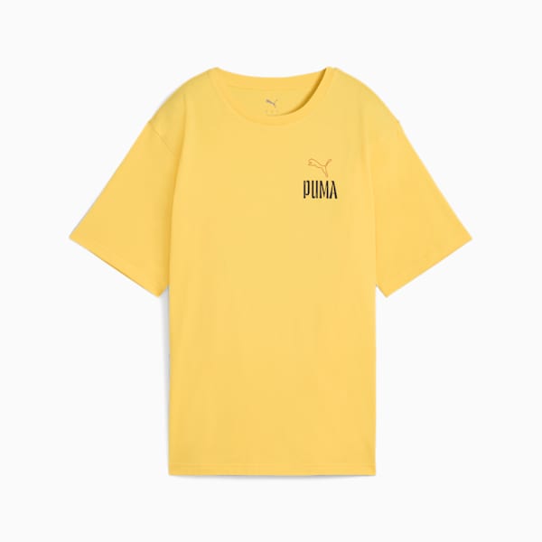 Wardrobe Essentials Relaxed Graphic Tee Women, Sunny Yellow, large-ZAF