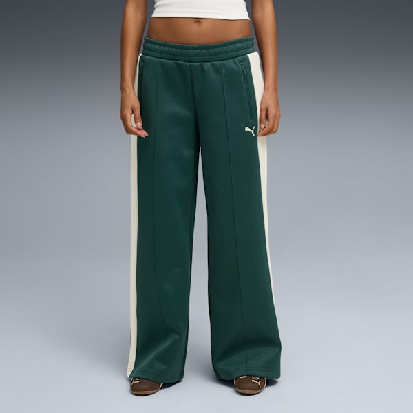 Pantalones anchos T7 para mujer, Green Terrain, large-ARG