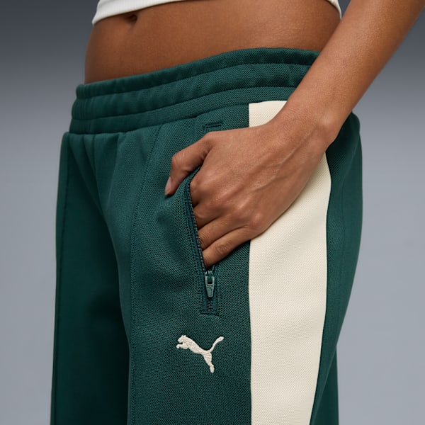 Pantalones anchos T7 para mujer, Green Terrain, large-ARG
