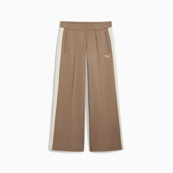 Pantalones anchos T7 para mujer, Totally Taupe, large-ARG