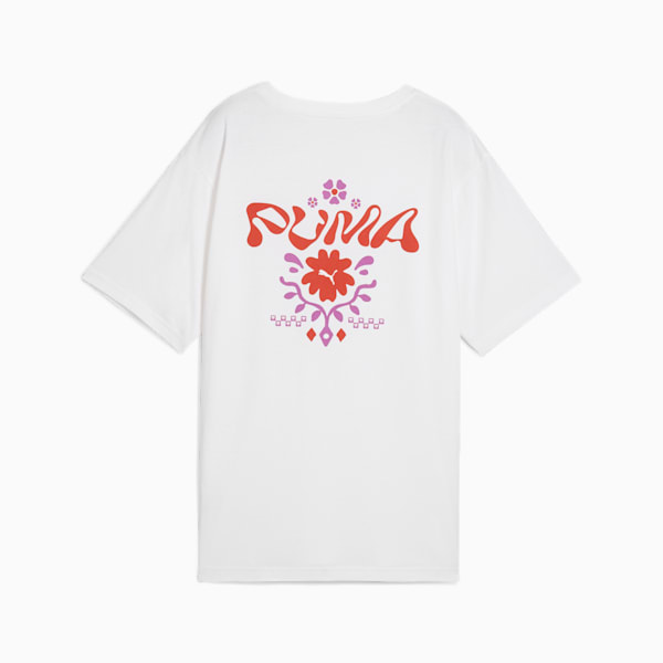 Playera Essentials FLORAL PACK para mujer, PUMA White, large-MEX