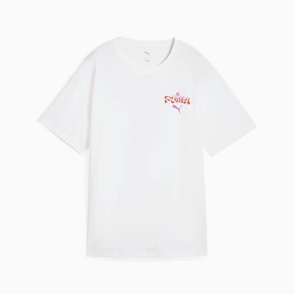 Playera Essentials FLORAL PACK para mujer, PUMA White, large-MEX