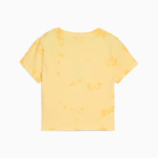 WARDROBE ESS FLORAL PACK Washed Graphic Baby Tee Women, Sunny Yellow, large-ZAF