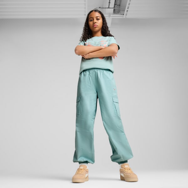 BUTTERFLY VIBE Cargo Pants Youth, Modern Mint, large-ZAF