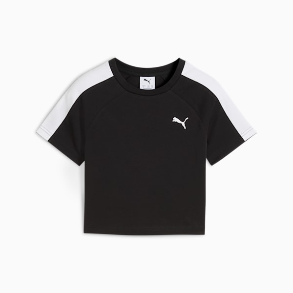 T7 Baby Tee Youth, PUMA Black, large-MEX