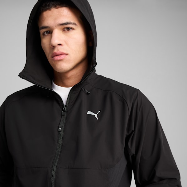 Campera rompeviento PUMATECH para hombre, PUMA Black, large-ARG