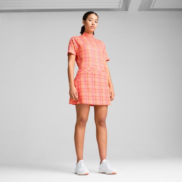 PUMA x DANI DAZEY Wrap Golf Skirt Women, Pink Fruit, large-ZAF