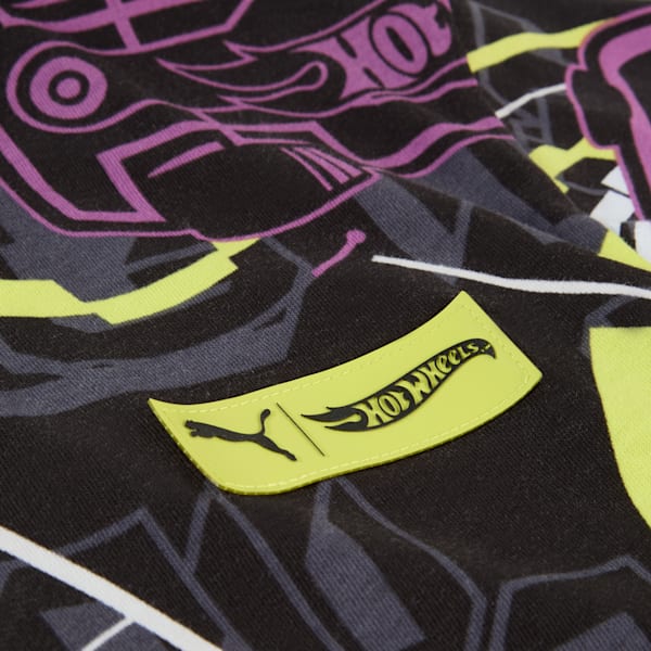 PUMA x HOT WHEELS™ Relaxed Tee Kids, PUMA Black, large-MEX
