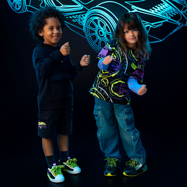 PUMA x HOT WHEELS™ Shorts Kids, PUMA Black, large-ZAF