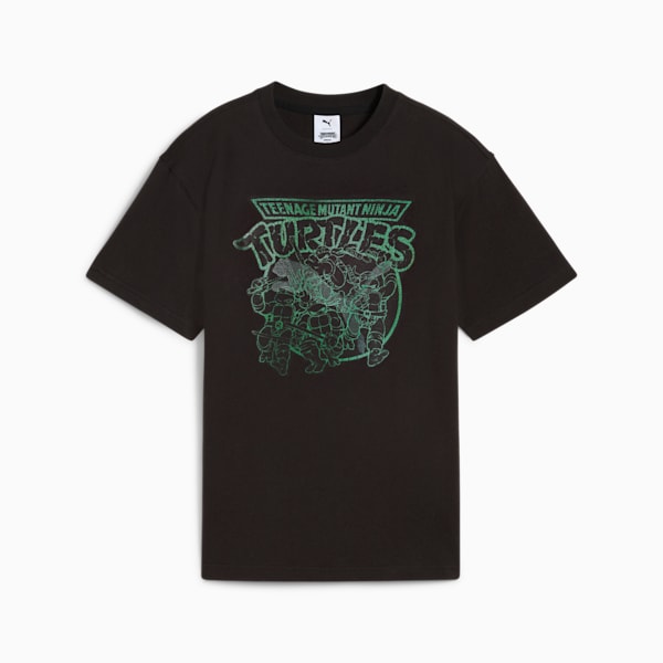 Remera PUMA HOOPS x TORTUGAS NINJA juvenil, PUMA Black, large-ARG