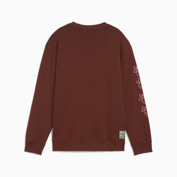 PUMA HOOPS x TMNT Relaxed Graphic Crew Youth, Chocotart, large-MEX
