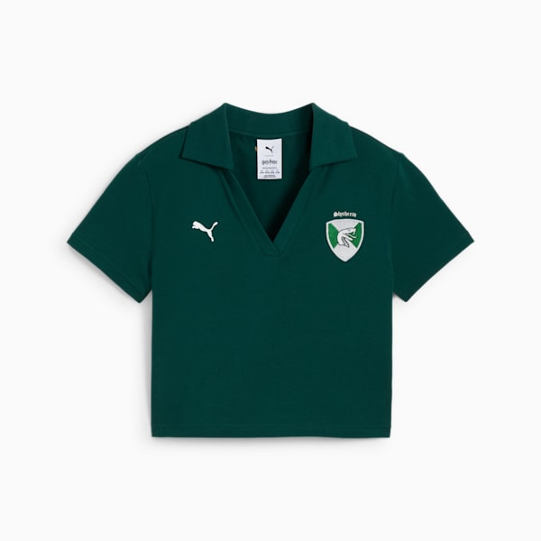 Playera polo PUMA x HARRY POTTER™ para mujer, Dark Myrtle, large-MEX