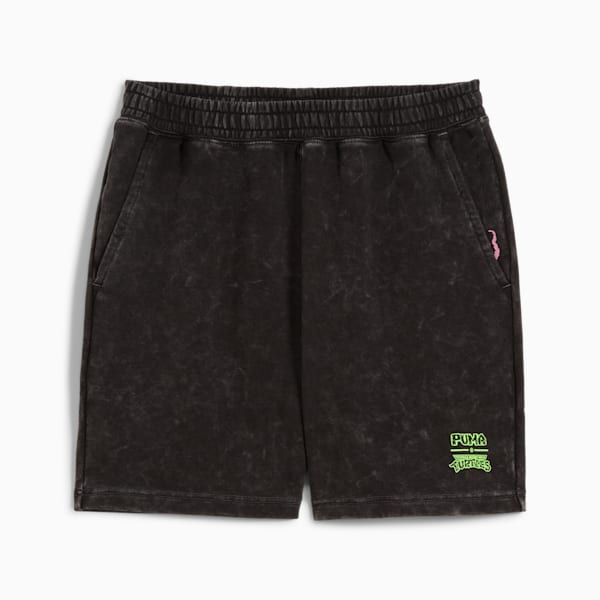 Shorts PUMA x TORTUGAS NINJA para hombre, PUMA Black, large-MEX