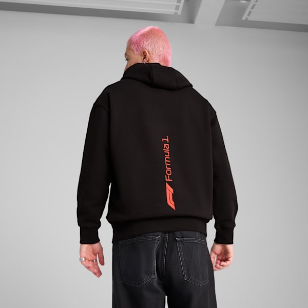 F1® ESS+ Graphic Hoodie Men, PUMA Black, large-ZAF